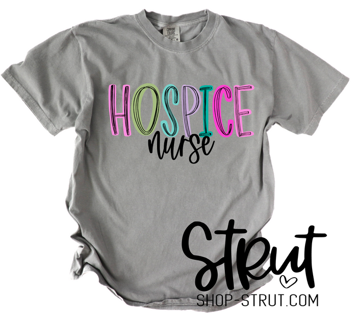 Sketch Colored Custom Name Tees + Leopard Option
