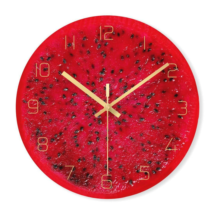 Sliced Fruit Silent Quartz Wall Clock