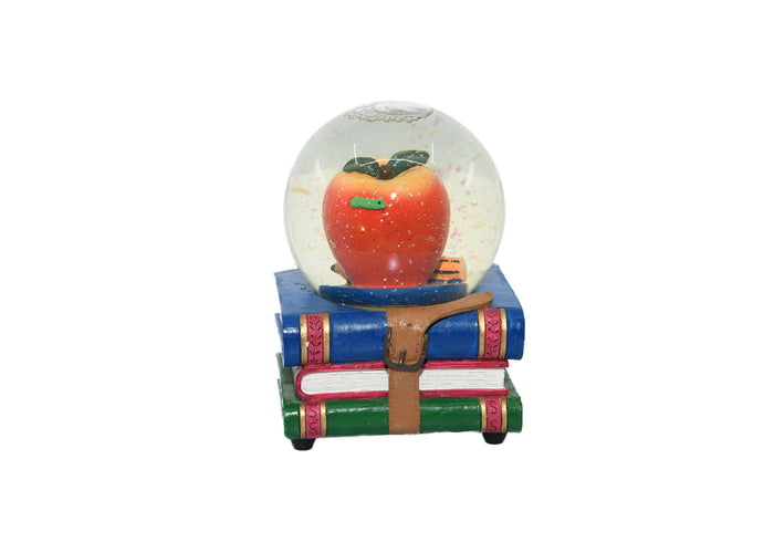 Snow Globe 3 Tier Book- Apple
