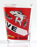 St. Martin Dive Marine Life Shot Glass