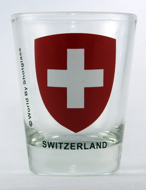 Switzerland Souvenir Boxed Shot Glass Set (Set of 2)