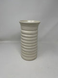 Tall Ridged Porcelain Vase