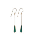 Teal Tear Earrings