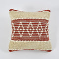 Terracotta Diamond Hand-Tufted Cushion Covers - 16*16 inches Set of 2 (TFB)