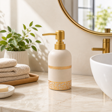 The Royal Filigree Soap Ceramic Dispenser Collection (W)