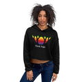 Think Yoga-Crop Hoodie