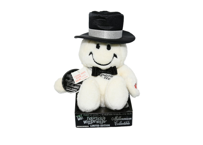 Tickle Tickle Wiggle Wiggle-Millennium Happy Face Plush Doll NIB