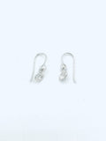 Tiny Droplet Sterling Silver Earrings