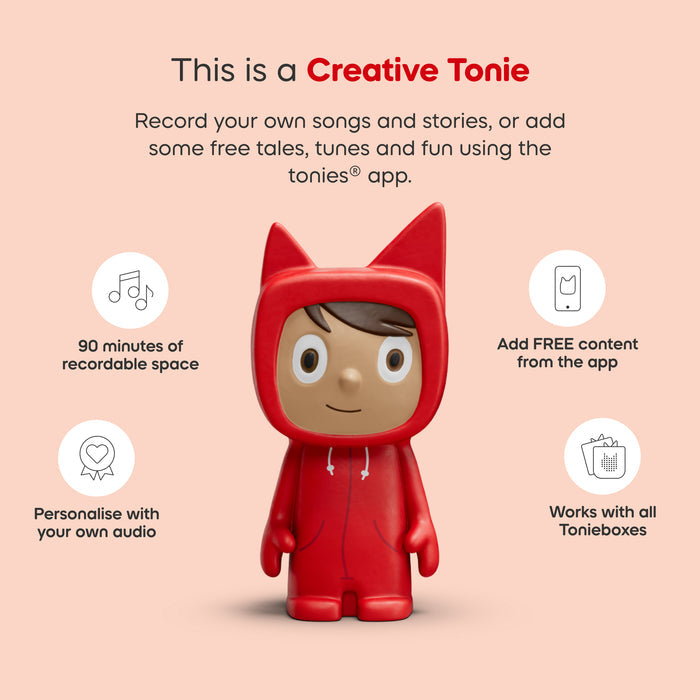 Tonies - Toniebox 2 - Sky Blue Starter Set with Creative Rubie - Mabel & Fox