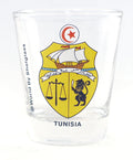 Tunisia Coat Of Arms Shot Glass