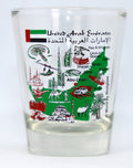 United Arab Emirates (UAE) Landmarks and Icons Collage Shot Glass
