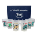 United States USA New England States Souvenir Boxed Shot Glass Set (Set of 6)