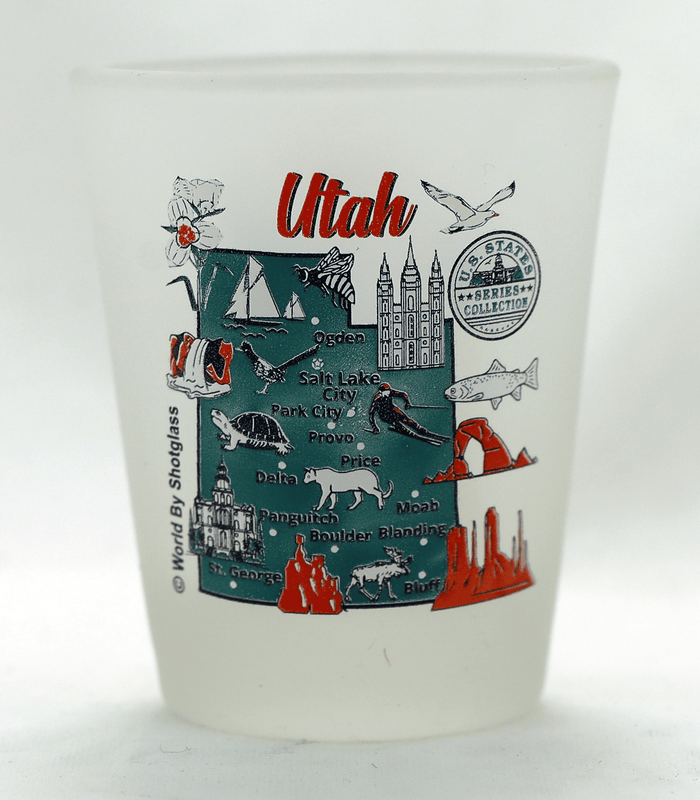 United States USA Southwestern States Souvenir Boxed Shot Glass Set (Set of 6)