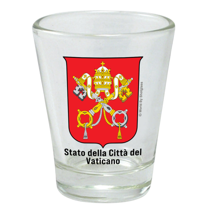 Vatican City Coat Of Arms Shot Glass