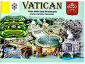 Vatican Graphic Map and Attractions Souvenir Fridge Magnet 2.5" X 3.5"