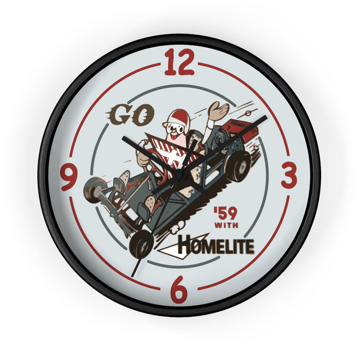 Vintage Karting Homelite '59 Go Kart Wall Clock