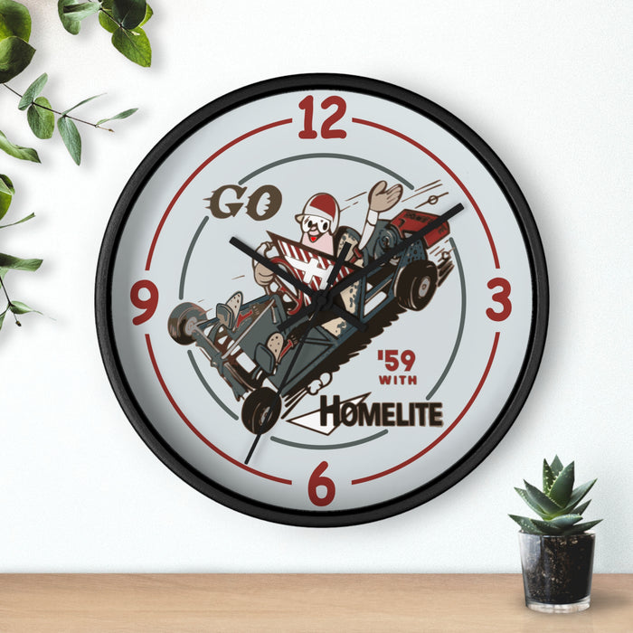 Vintage Karting Homelite '59 Go Kart Wall Clock