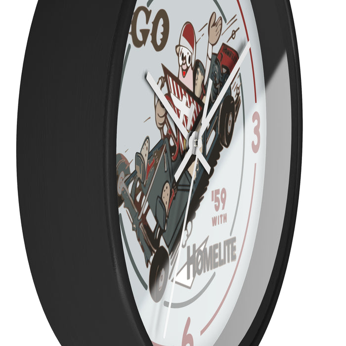 Vintage Karting Homelite '59 Go Kart Wall Clock
