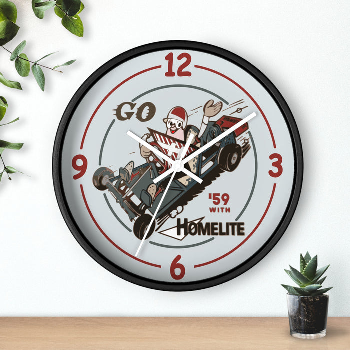 Vintage Karting Homelite '59 Go Kart Wall Clock