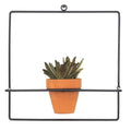 Wall Square Black Planter - Planters_Wall