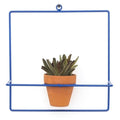 Wall Square Blue Planter - Planters_Wall