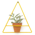 Wall Triangle Yellow Planter - Planters_Wall