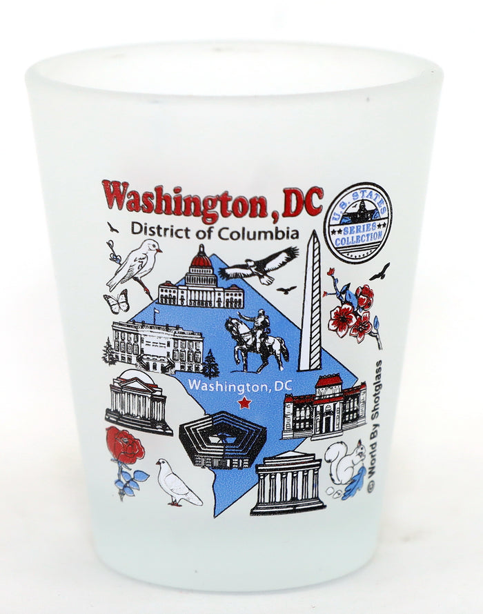 Washington DC US States Series Collection Shot Glass
