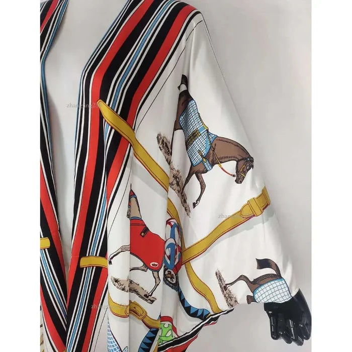 White Bambi Kaftan Dress