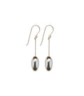 White Bean Earrings