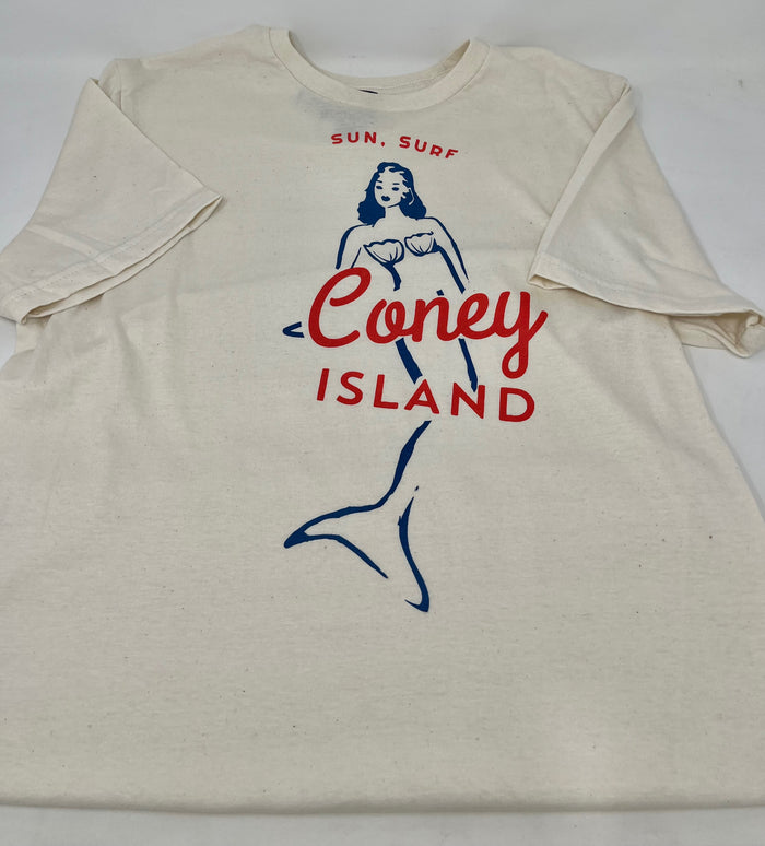 White Coney Island Surfer Mermaid Adult XL