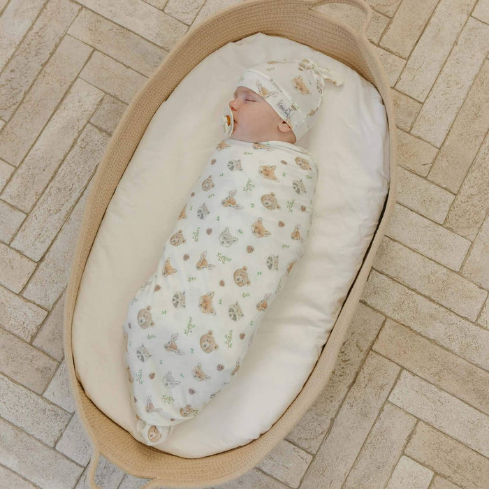 Wilder Woodland Knit Swaddle Blanket
