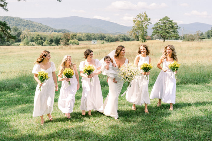 Wildflower Wedding on Virginia Farmland