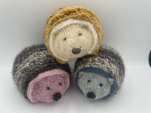 Wool Blend Knitted Hedgehog