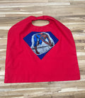Xtra Small Spiderman/Superman (Red) Reversible Cape