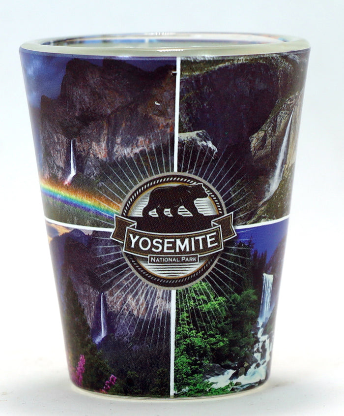 Yosemite California National Park 8 Windows Shot Glass